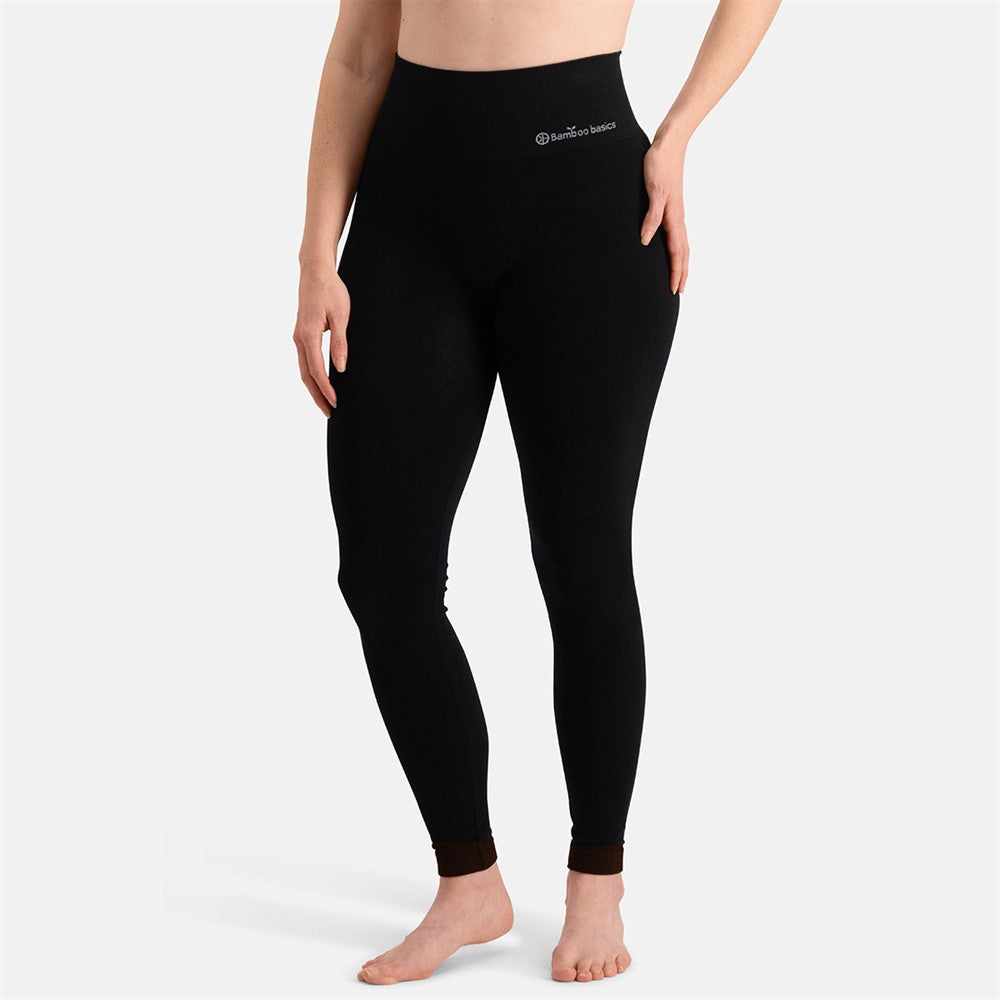 Sømløse Bambus Leggings - detalje forfra